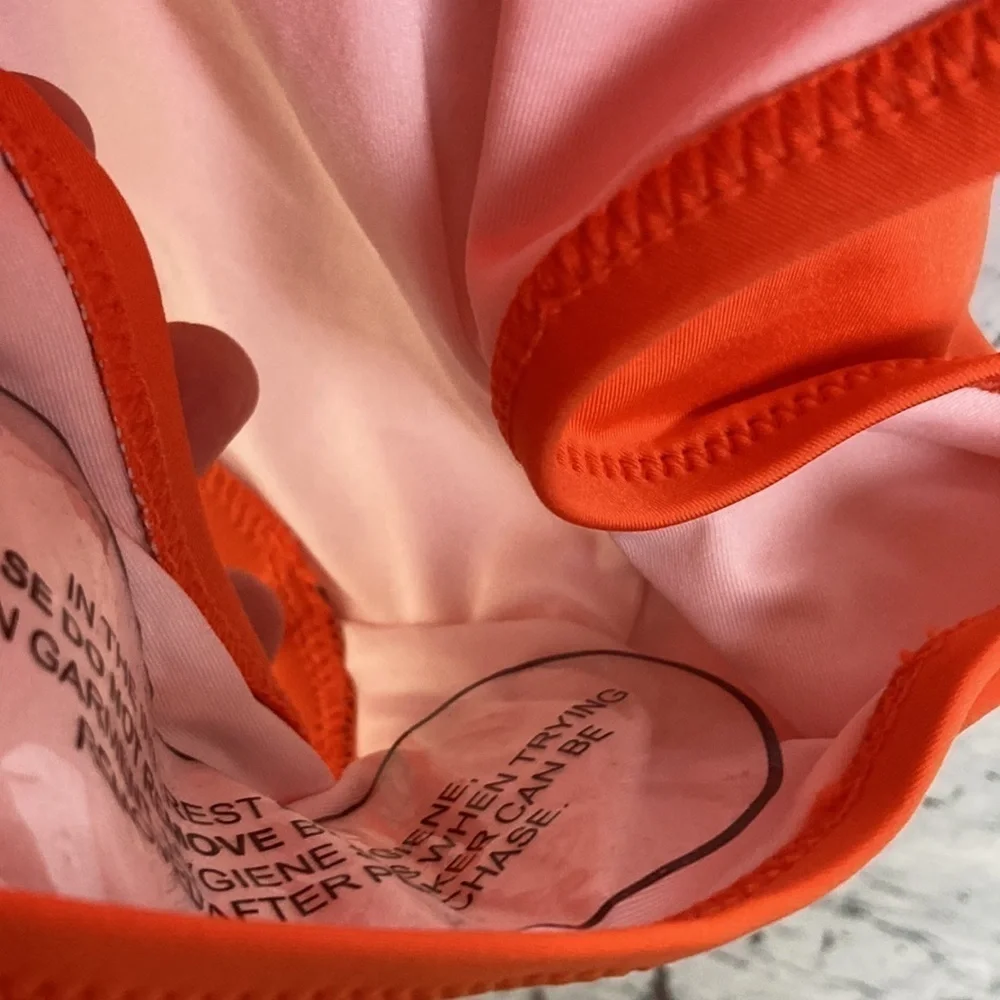 CITY CHIC Majorca 1 Piece Swimsuit Sunburst Orange Sz 18 Plus Size Vacation NWT - Picture 10 of 16